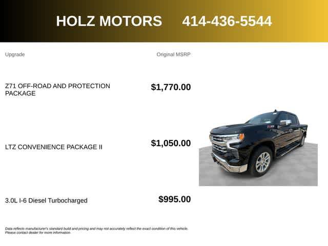Certified 2024 Chevrolet Silverado 1500 LTZ AWD/4WD image 5