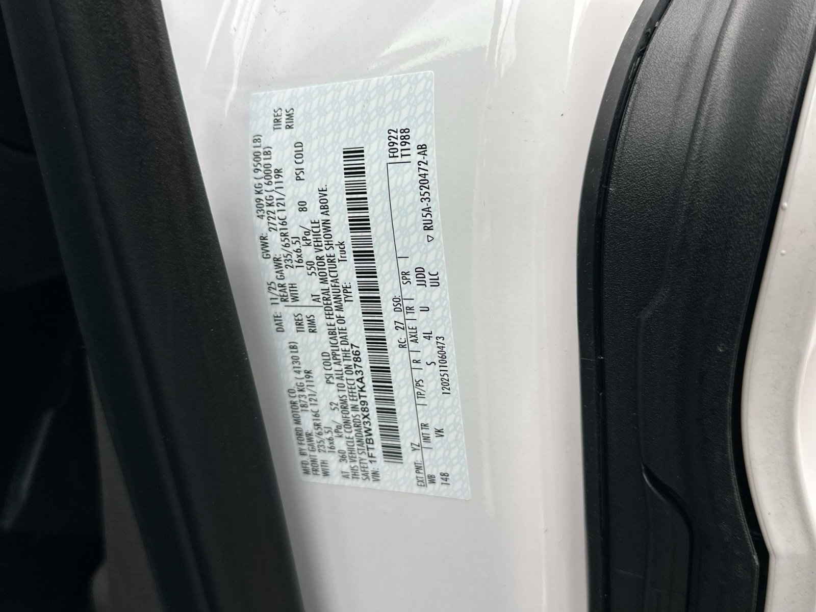 New 2026 Ford Transit 350 148 High Roof Extended w/ Load Area Protection Package image 40