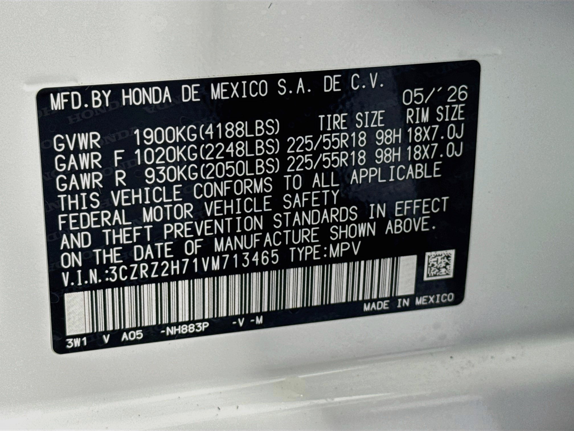 New 2027 Honda HR-V EX-L image 31