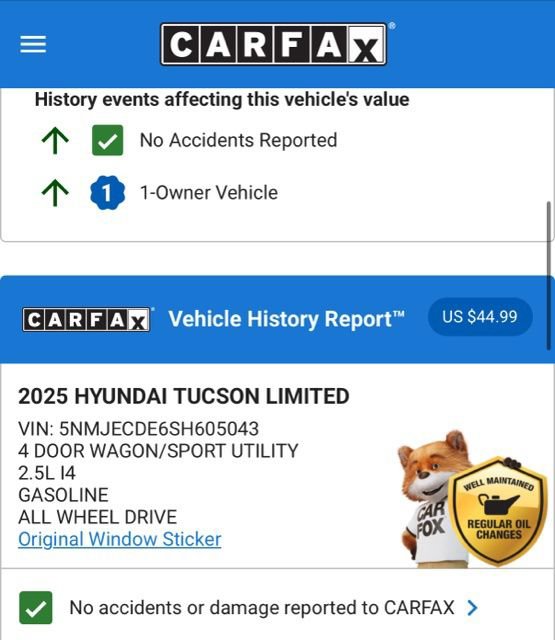 Used 2025 Hyundai Tucson Limited image 5