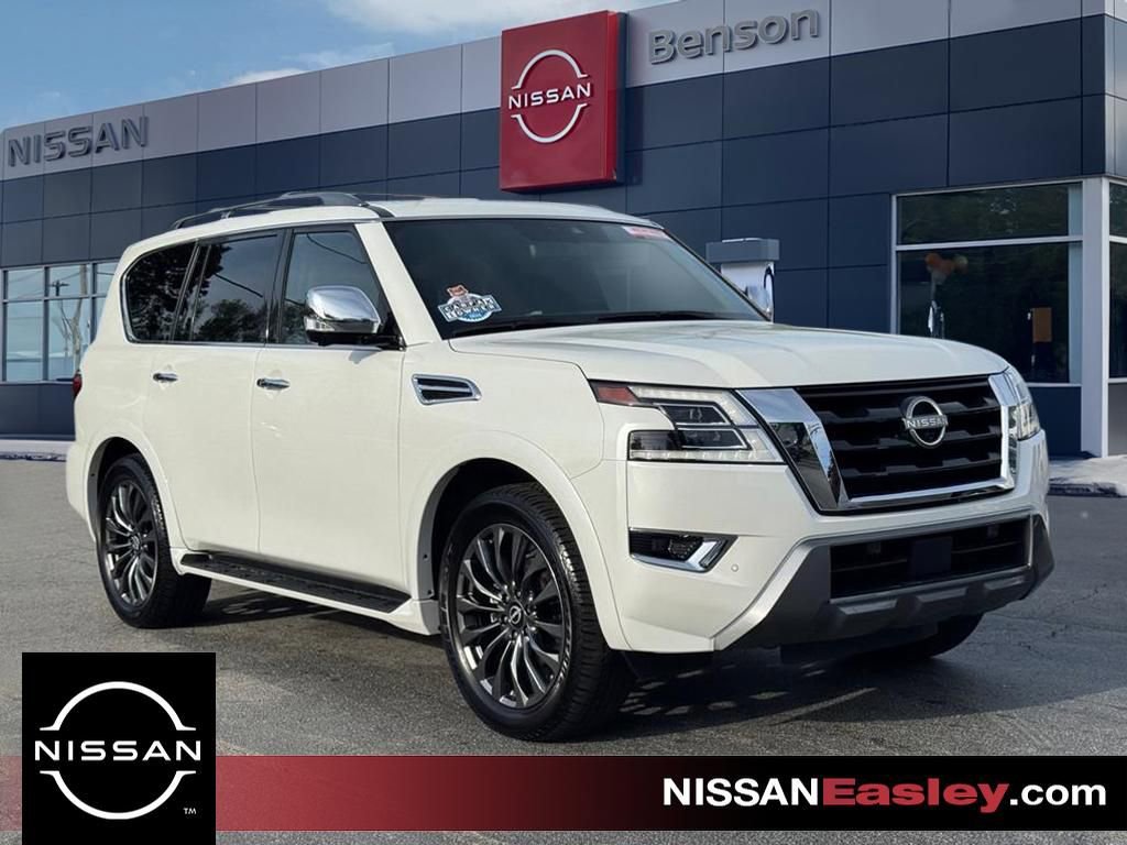 Certified 2024 Nissan Armada Platinum w/ Captain's Chairs Package image 1