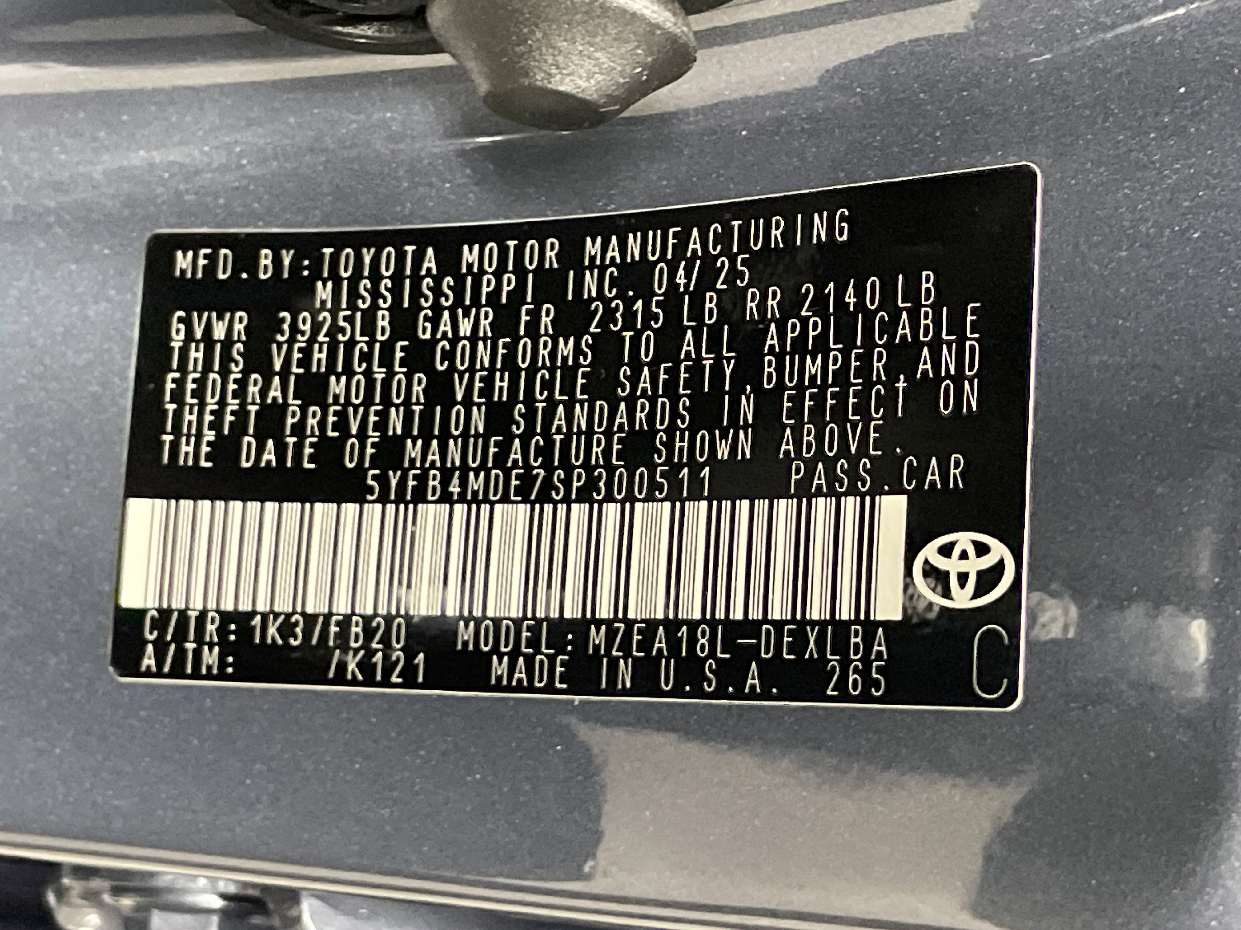 Certified 2025 Toyota Corolla LE image 36