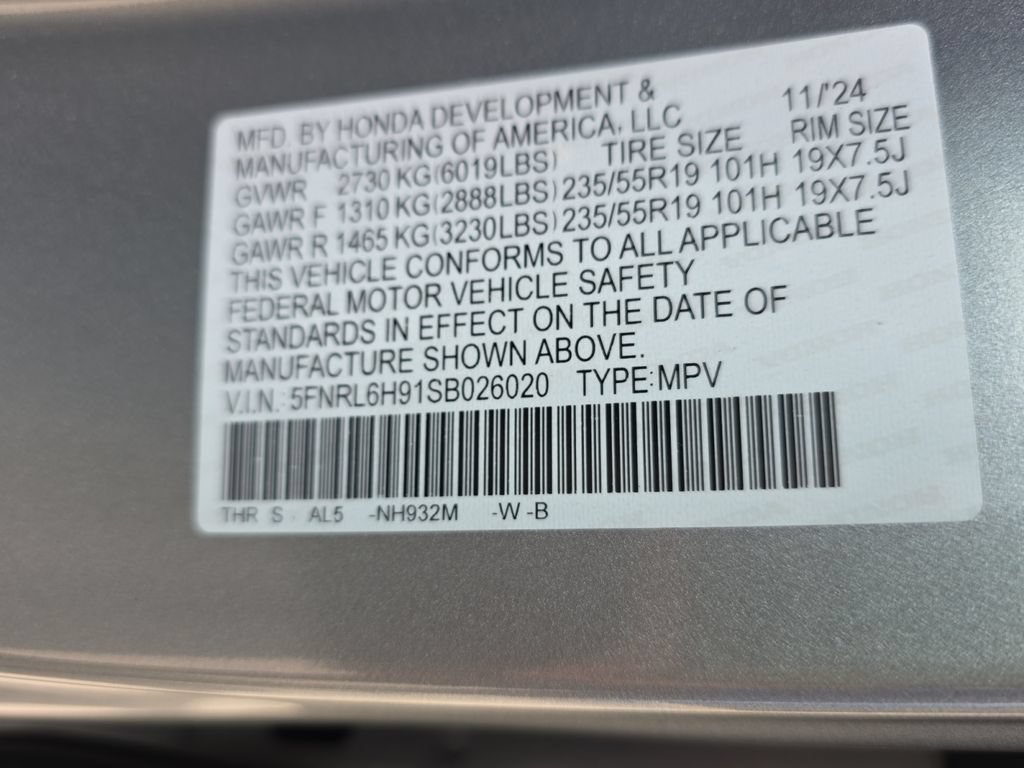 Certified 2025 Honda Odyssey Elite image 26