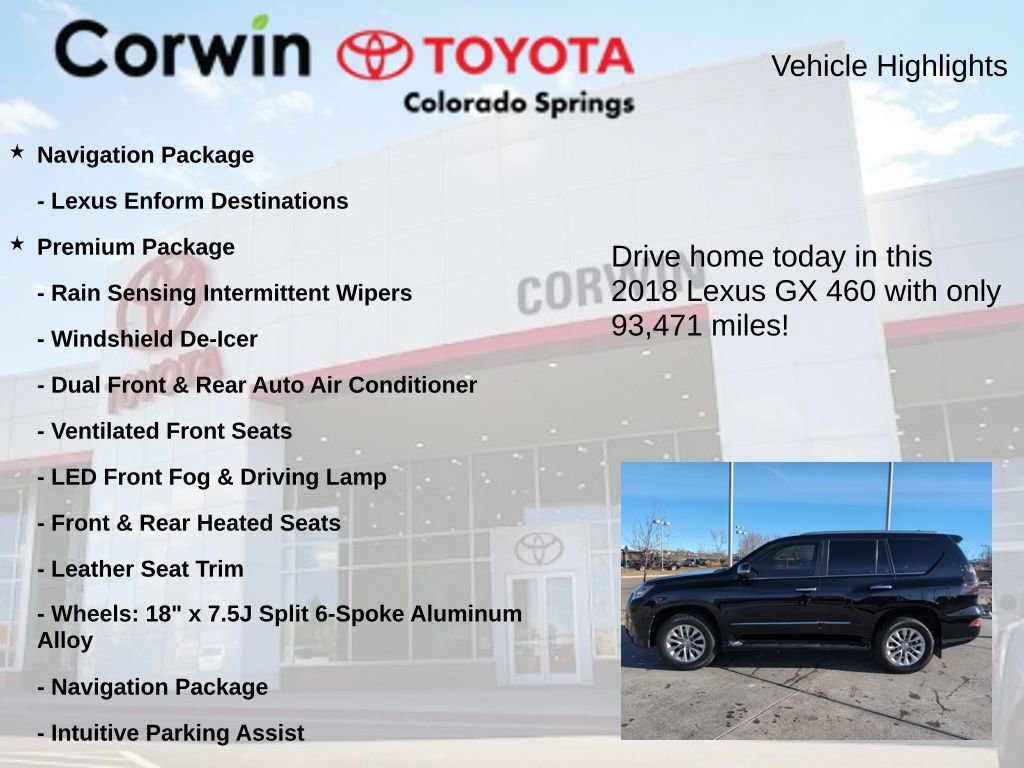 Used 2018 Lexus GX 460 Premium w/ Premium Package image 6