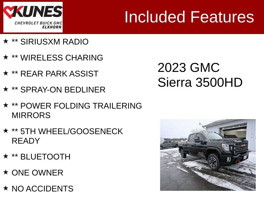 Used 2023 GMC Sierra 3500 AT4 w/ AT4 Premium Plus Package image 3