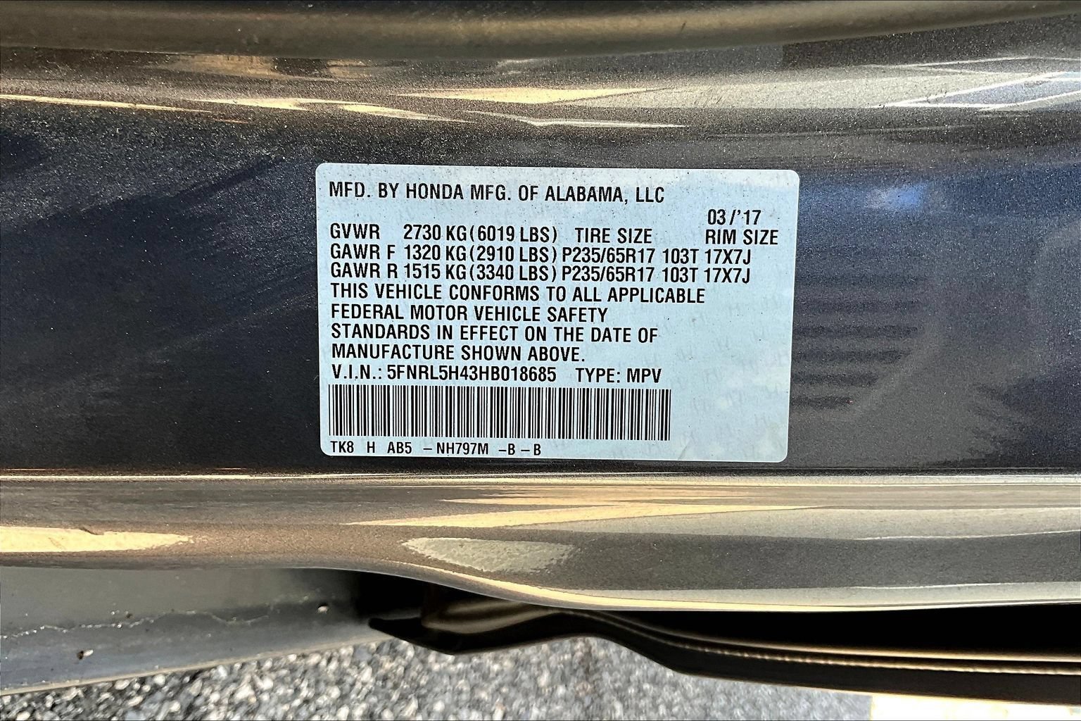 Used 2017 Honda Odyssey EX image 17