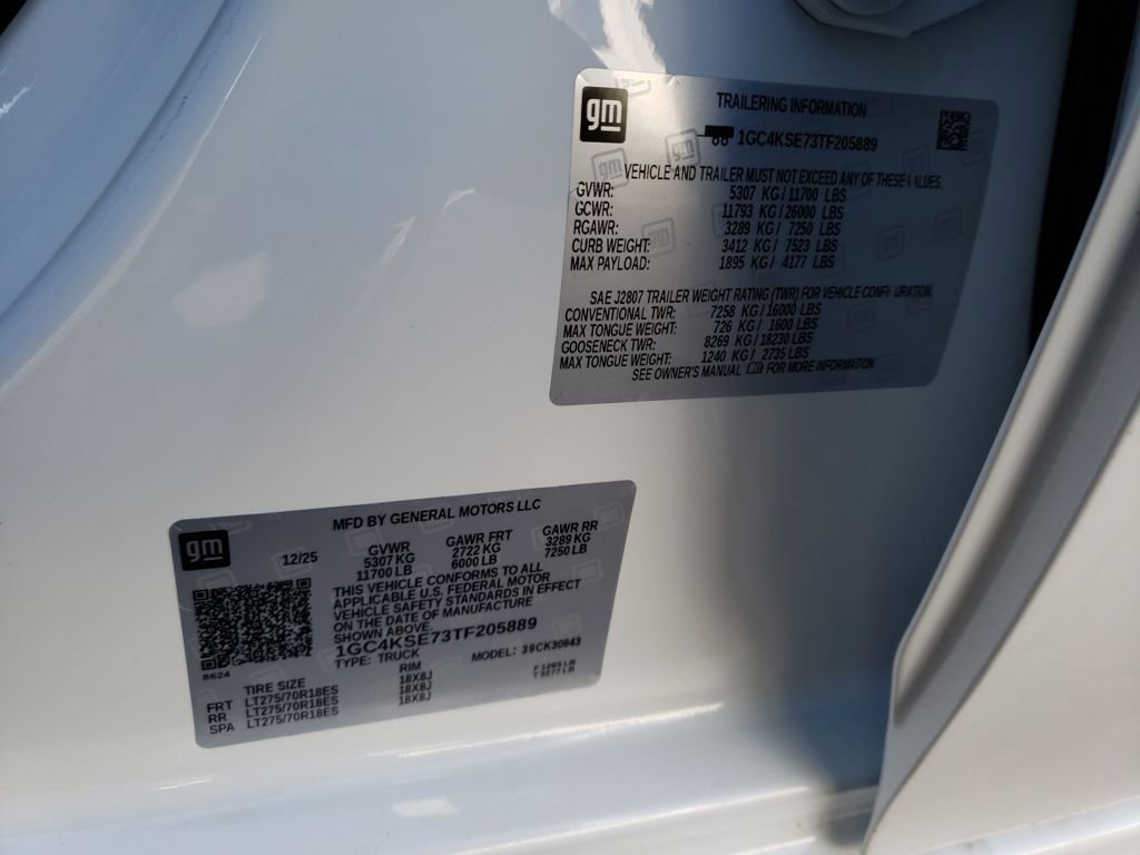 New 2026 Chevrolet Silverado 3500 W/T image 25