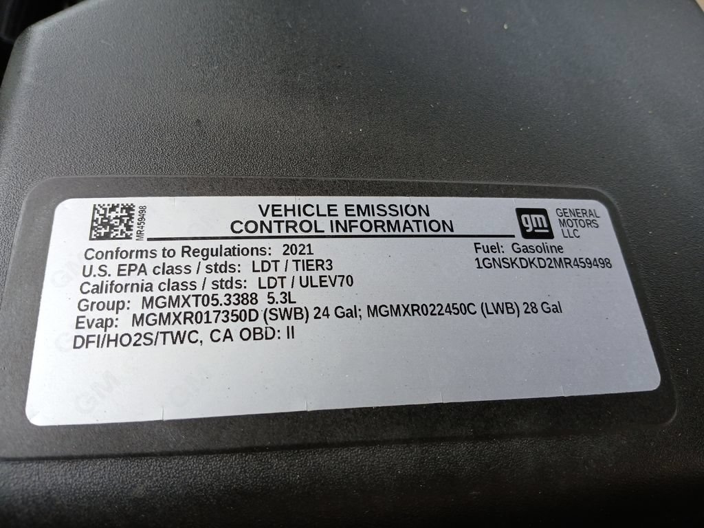 Certified 2021 Chevrolet Suburban Z71 AWD/4WD image 35