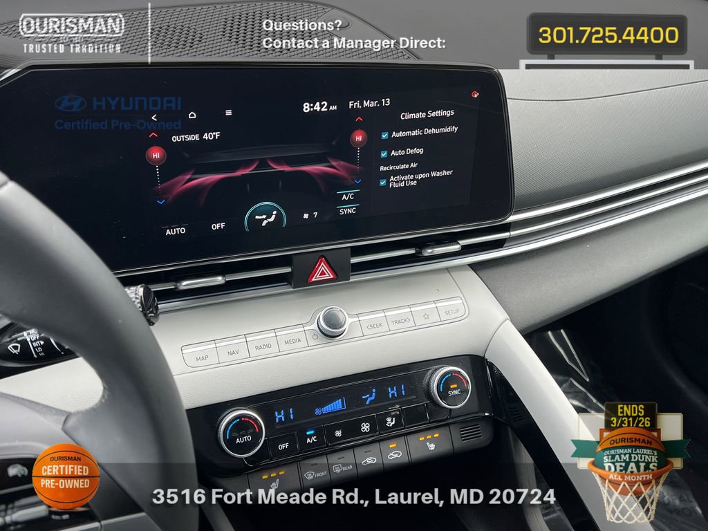 Certified 2025 Hyundai Elantra Limited image 14