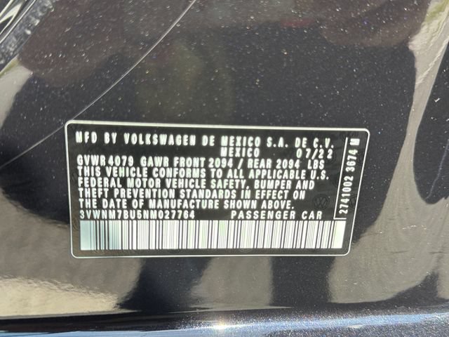 Certified 2022 Volkswagen Jetta S FWD image 25