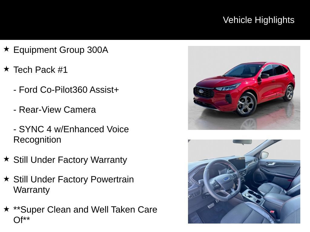 Certified 2023 Ford Escape ST-Line w/ Tech Pack #1 AWD/4WD image 6