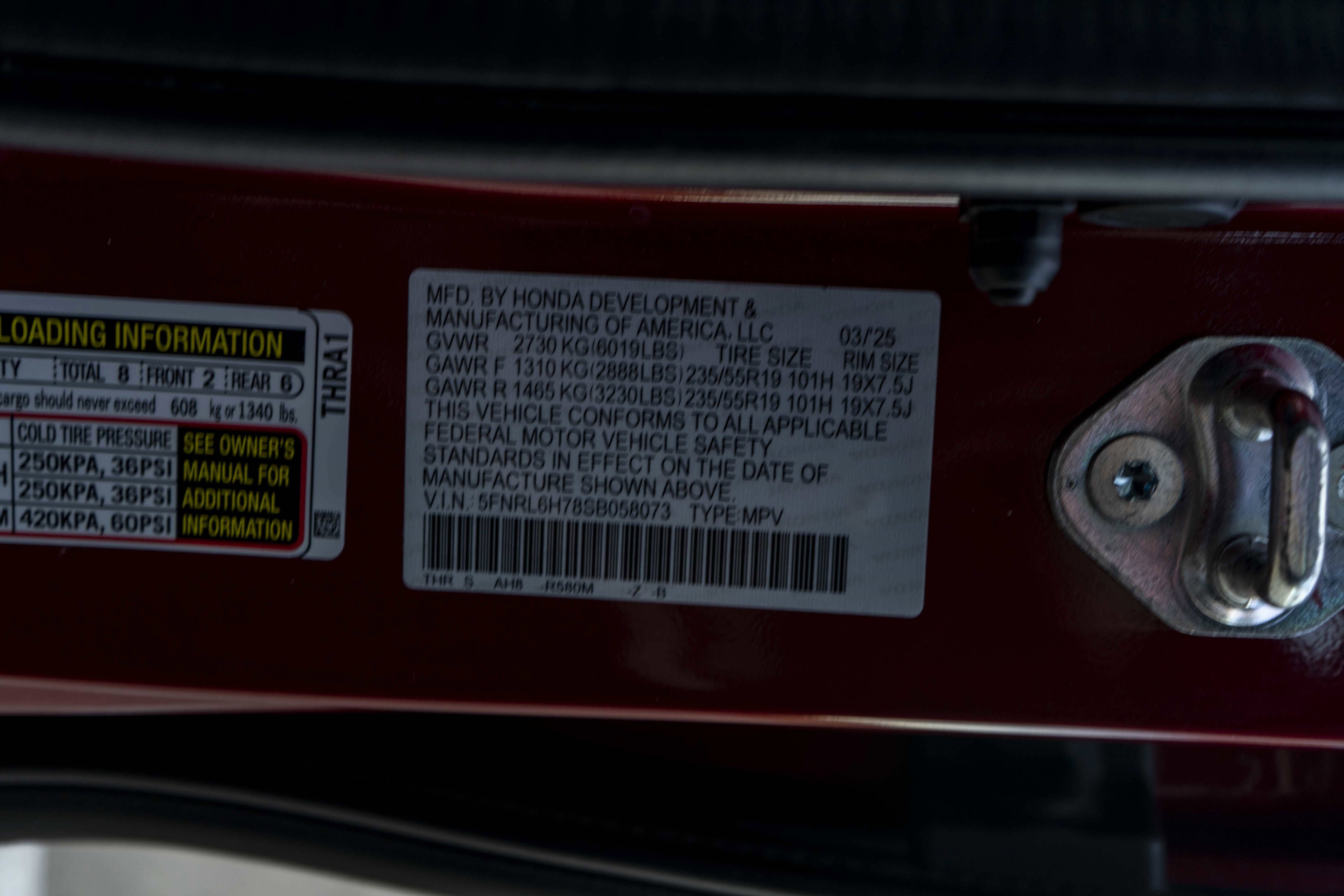 Used 2025 Honda Odyssey Sport-L image 50