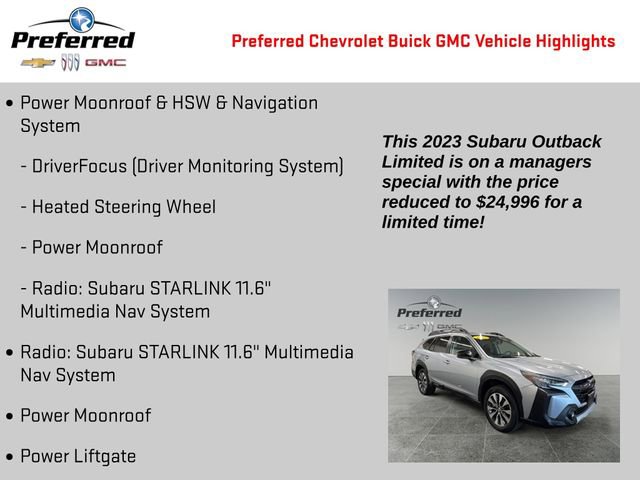 Used 2023 Subaru Outback Limited image 2