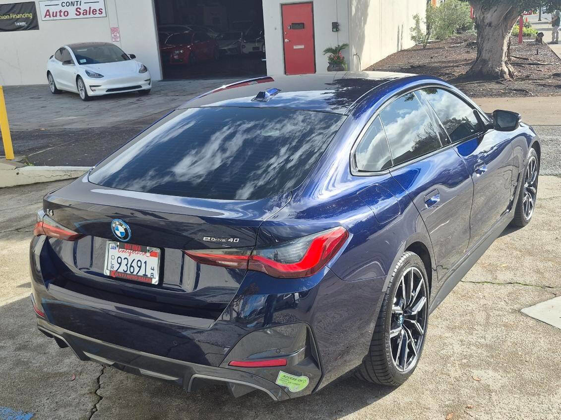 Used 2023 BMW i4 eDrive40 w/ M Sport Package image 3