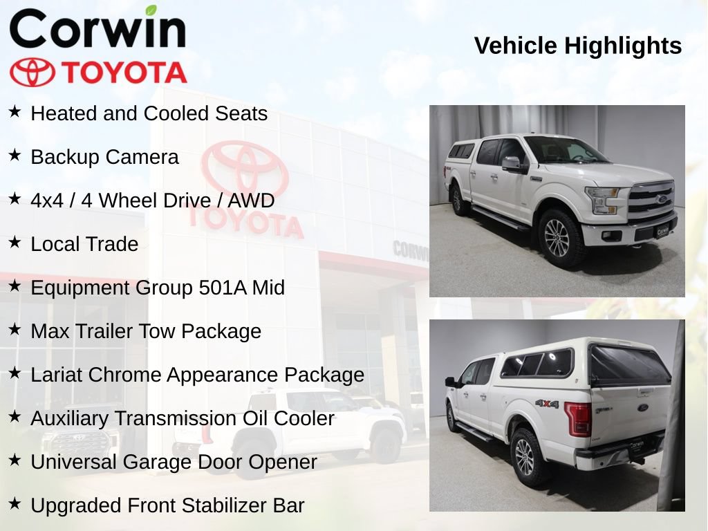 Used 2016 Ford F150 Lariat AWD/4WD image 11