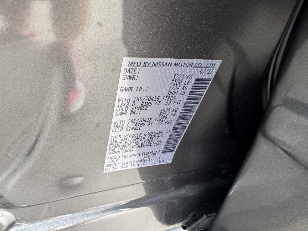 Used 2024 Nissan Titan SV w/ SV Convenience Package image 45