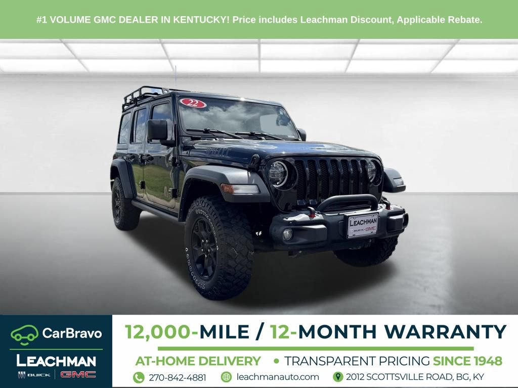 Used 2022 Jeep Wrangler Unlimited Sport AWD/4WD image 1