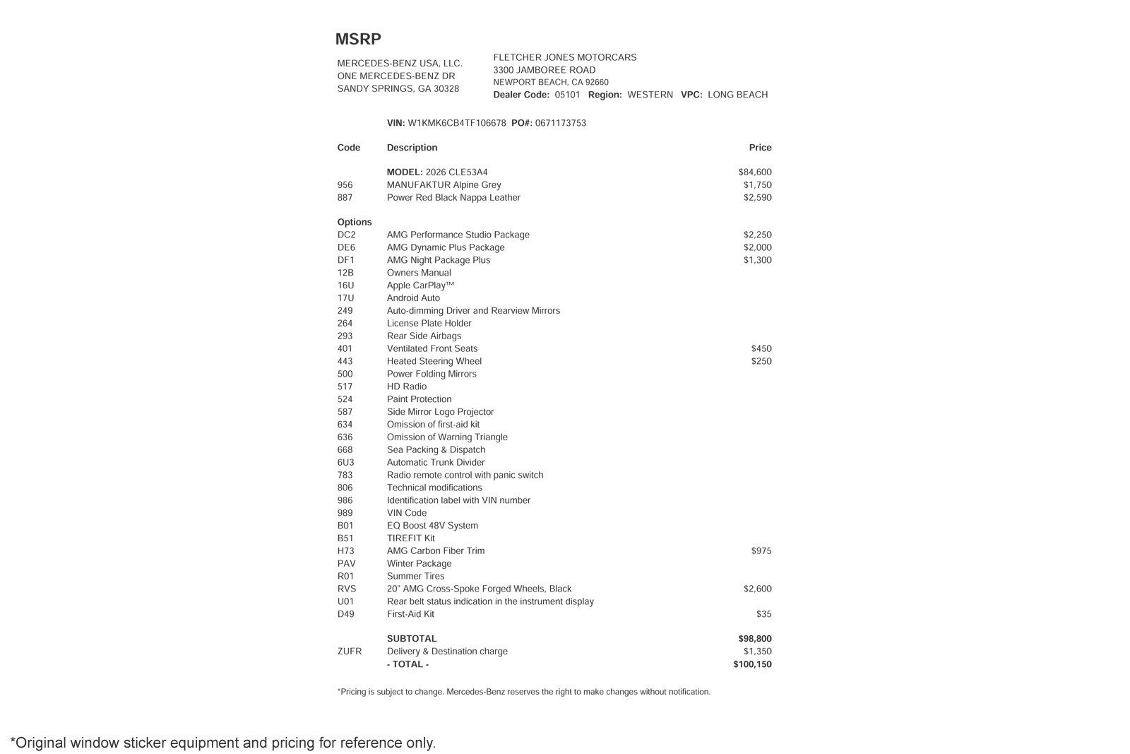 Used 2026 Mercedes-Benz CLE 53 AMG 4MATIC Cabriolet image 2