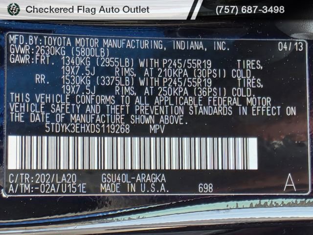 Used 2013 Toyota Highlander Limited image 23