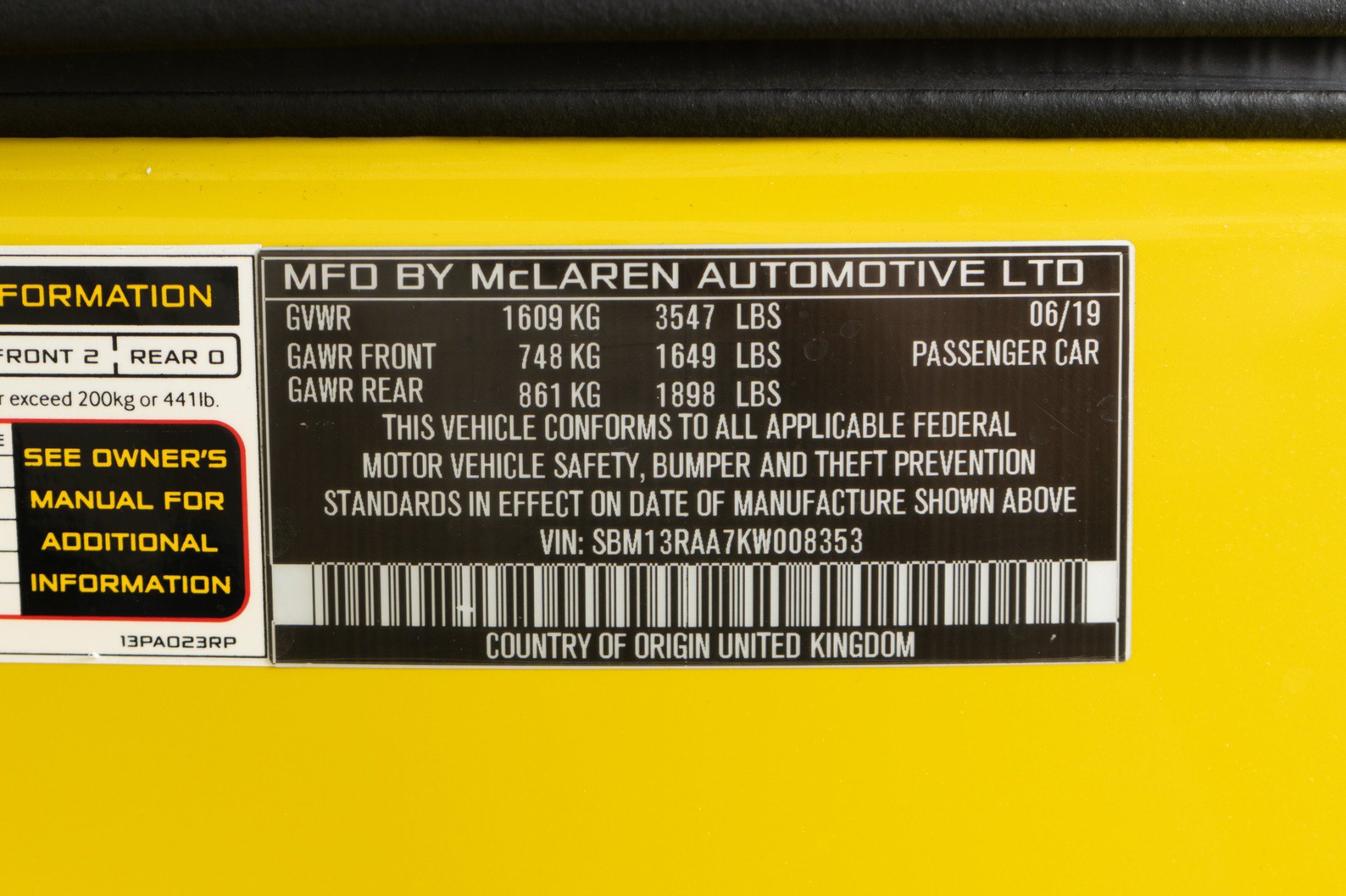 Used 2019 McLaren 600LT RWD image 19