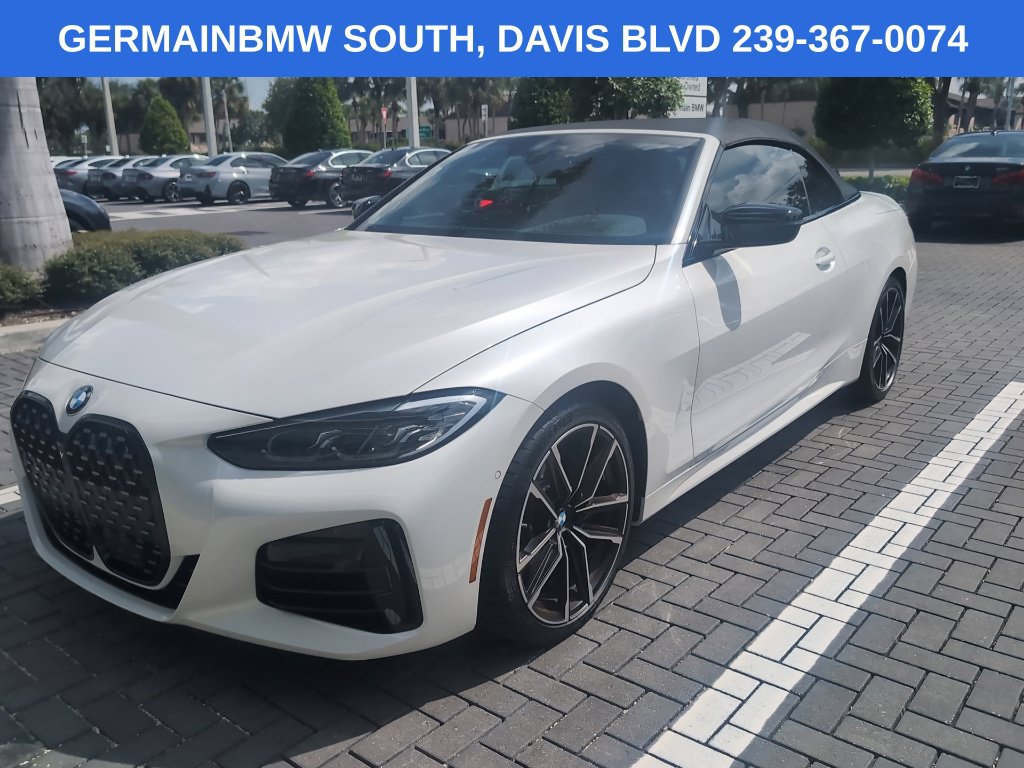 Certified 2023 BMW 440i xDrive Convertible w/ Premium Package