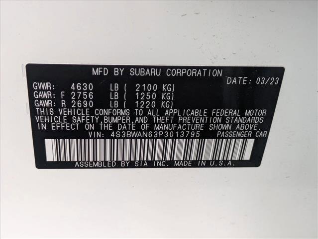 Certified 2023 Subaru Legacy Limited image 25