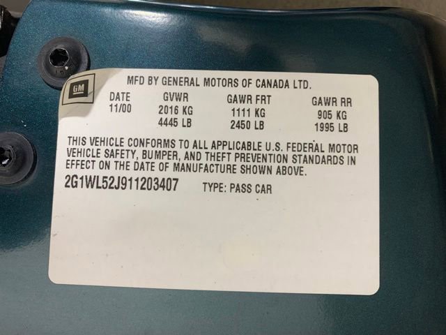 Used 2001 Chevrolet Lumina w/ Preferred Equipment Group FWD image 32