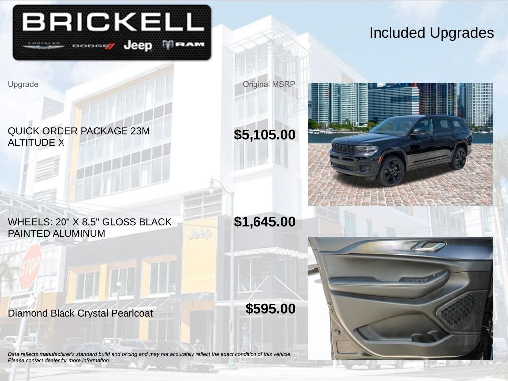 Used 2025 Jeep Grand Cherokee L Altitude AWD/4WD image 5