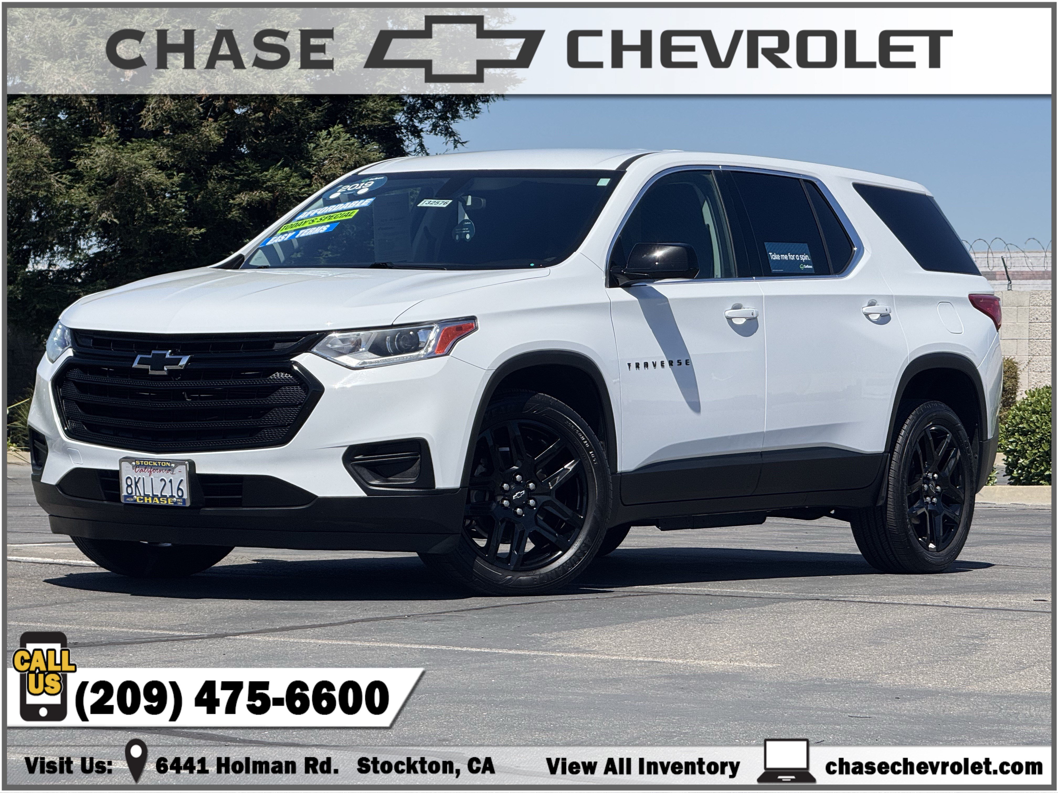 Certified 2019 Chevrolet Traverse LS w/ LPO, Blackout Package FWD image 1