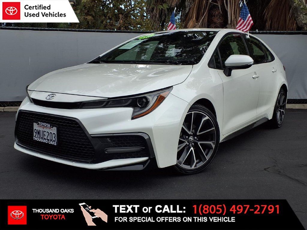 Certified 2020 Toyota Corolla XSE w/ Carpet Mat Package (TMS) FWD image 1