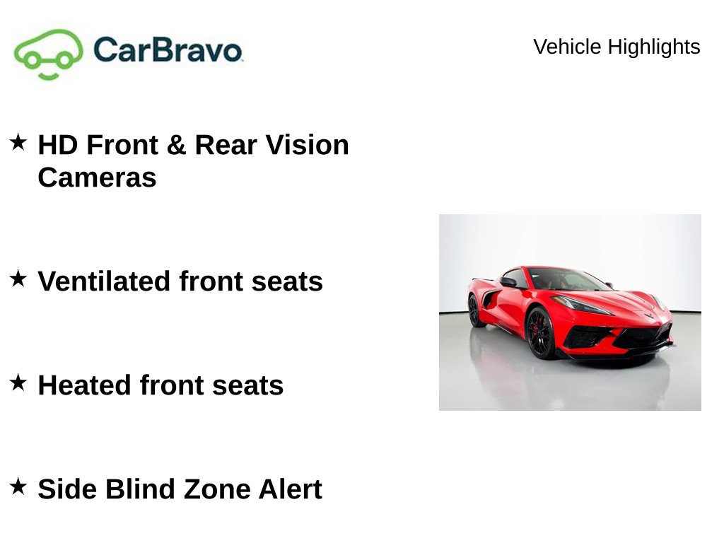 Certified 2023 Chevrolet Corvette Stingray Preferred Cpe w/ Z51 Performance Package RWD image 10