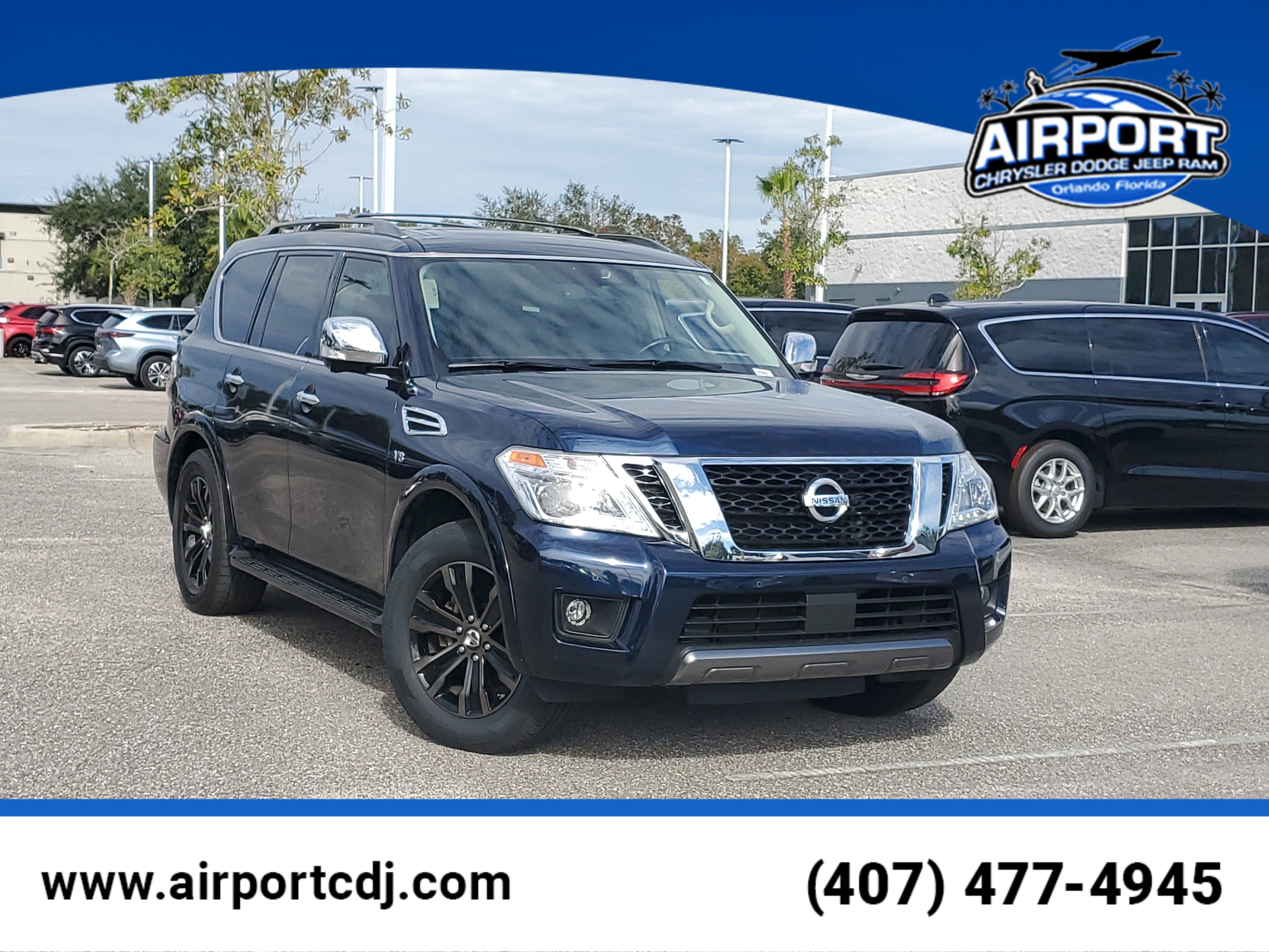 Used 2019 Nissan Armada Platinum w/ Captain's Chairs Package