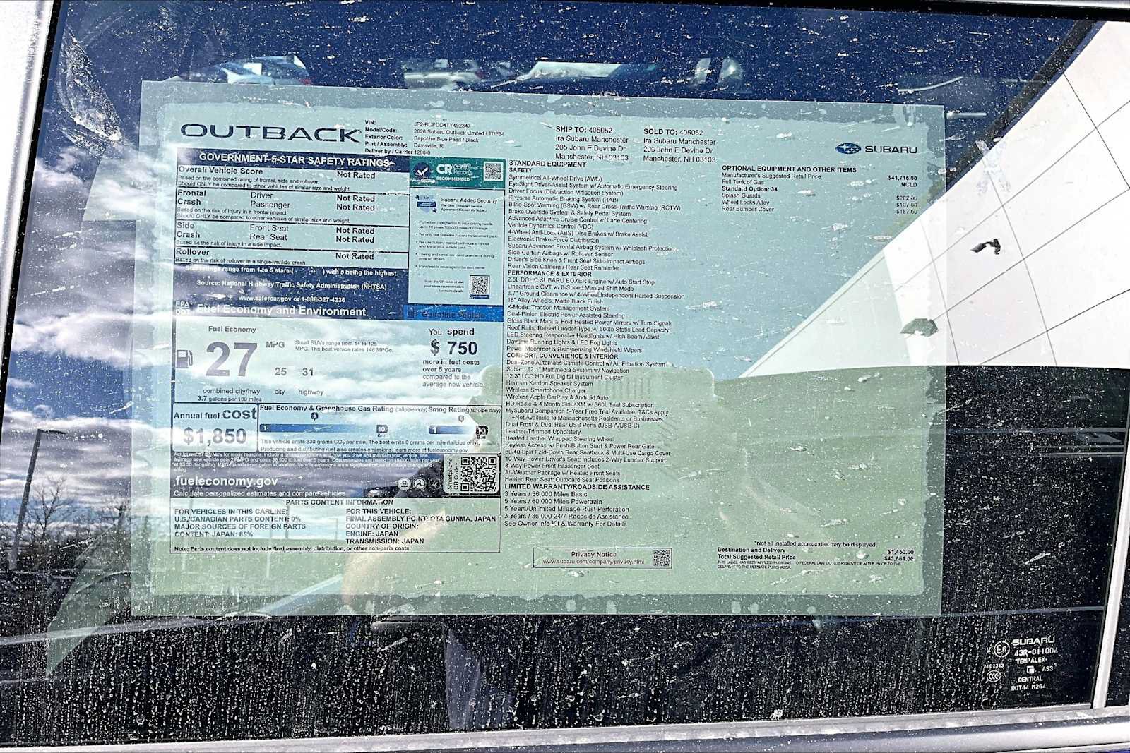 New 2026 Subaru Outback Limited AWD/4WD image 19