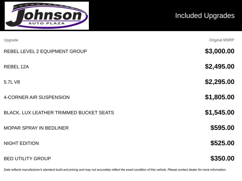 Used 2021 RAM 1500 Rebel w/ Rebel Level 2 Equipment Group AWD/4WD image 10