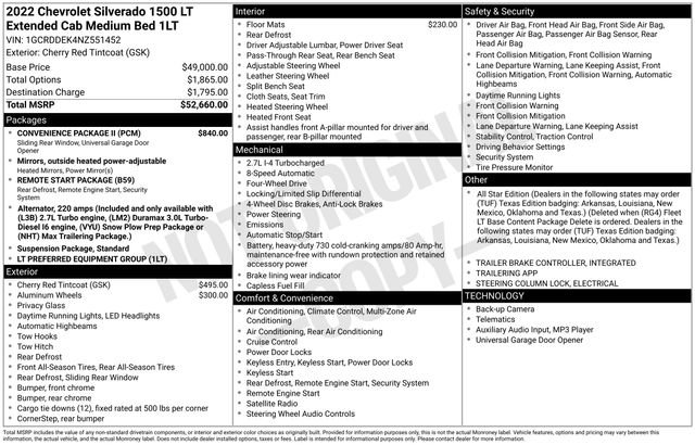 Used 2022 Chevrolet Silverado 1500 LT w/ Convenience Package II image 9