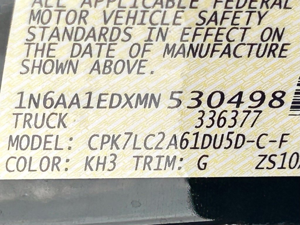 Used 2021 Nissan Titan SV w/ SV Convenience Package AWD/4WD image 53