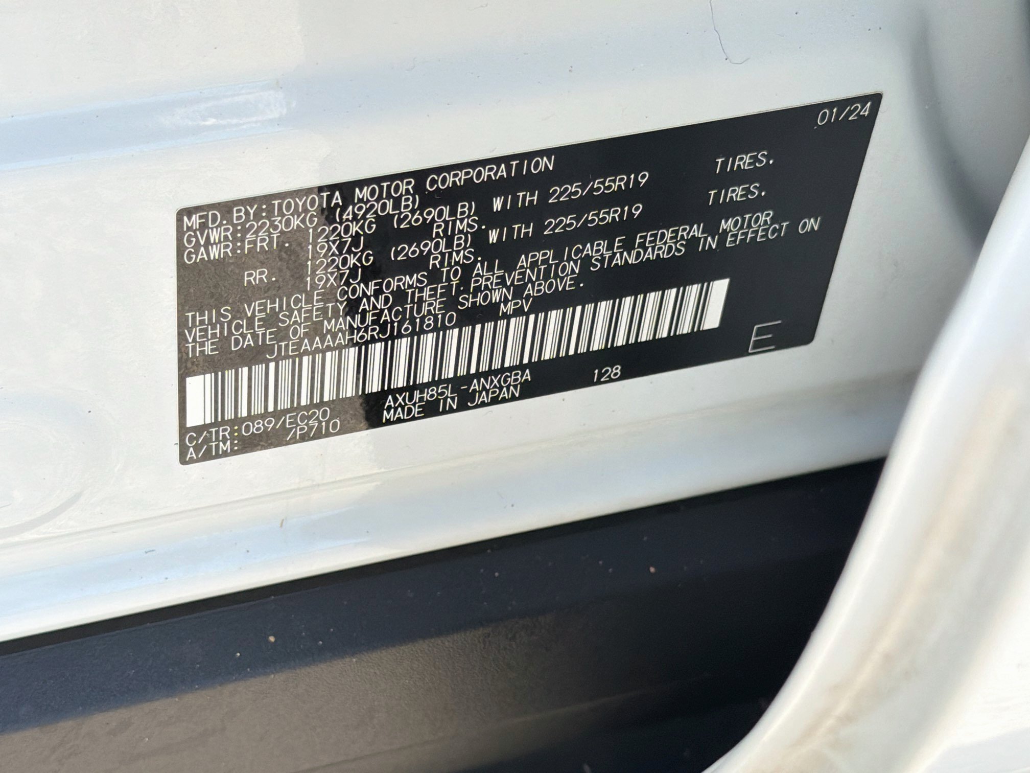 Used 2024 Toyota Venza Nightshade AWD/4WD image 44