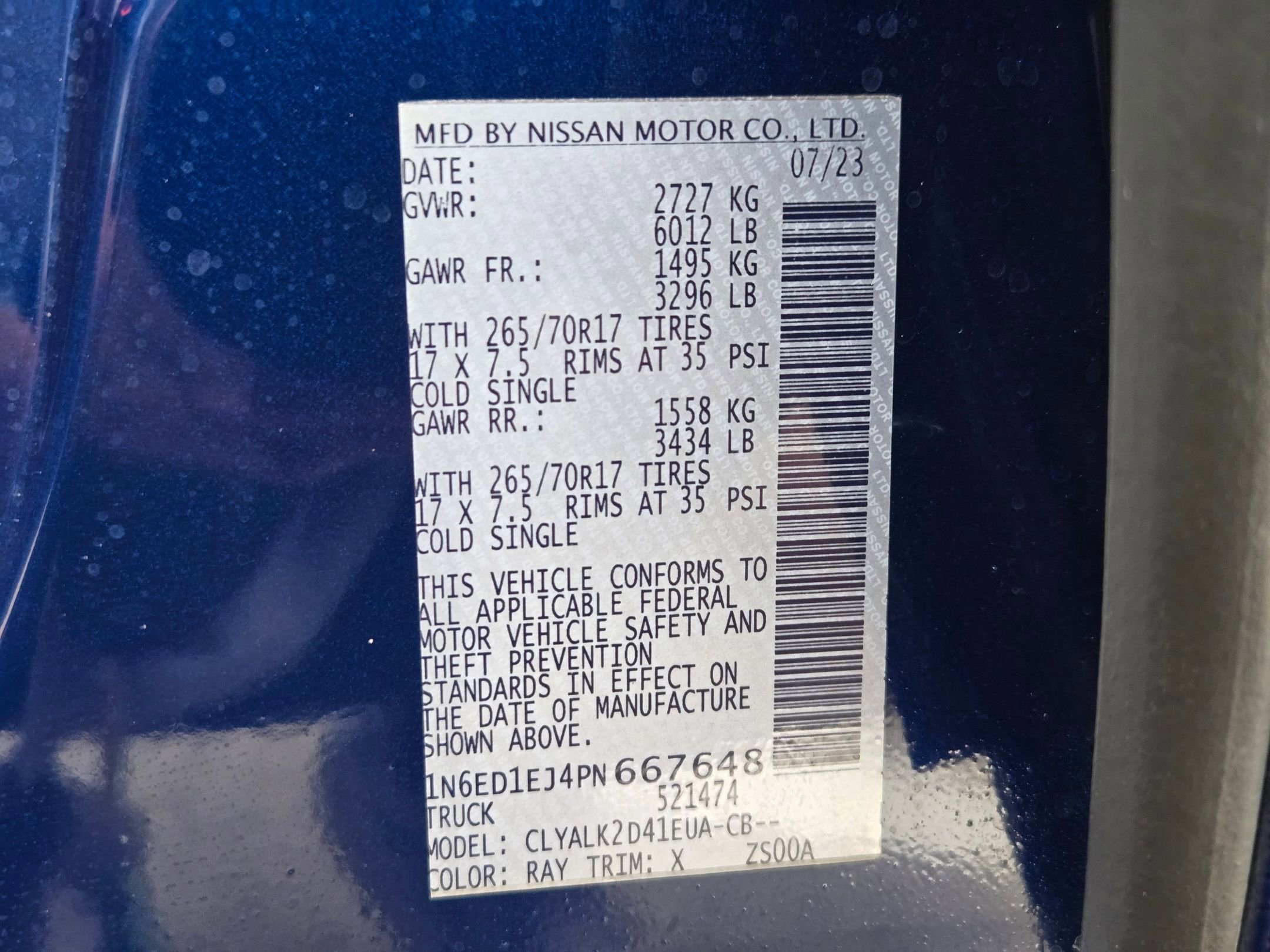 Used 2023 Nissan Frontier Pro-X w/ Pro Convenience Package RWD image 30