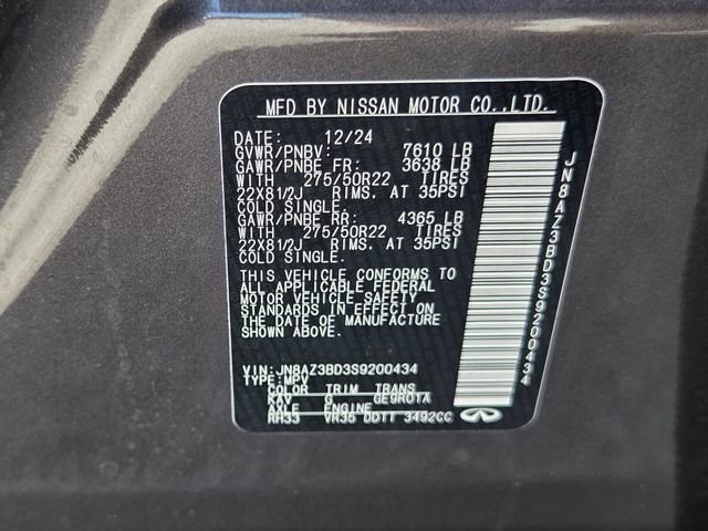 Certified 2025 INFINITI QX80 Luxe image 25