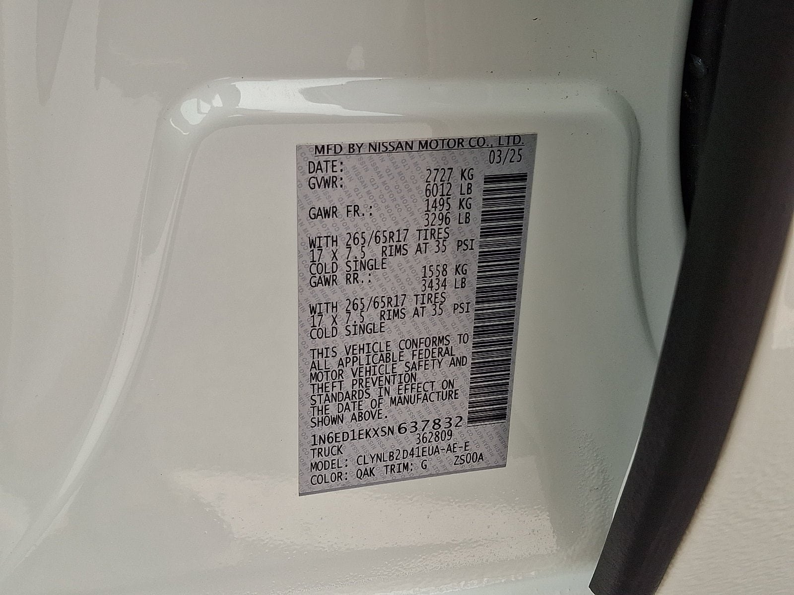 Certified 2025 Nissan Frontier SV AWD/4WD image 27