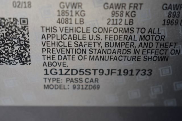 Certified 2018 Chevrolet Malibu LT image 16