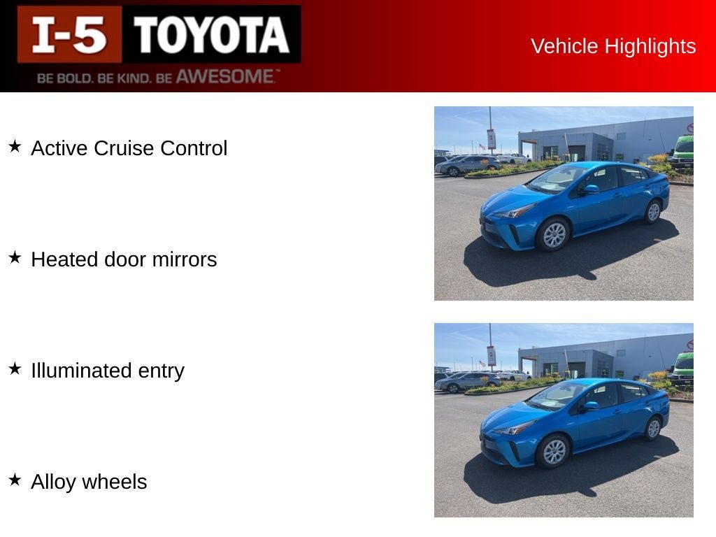 Used 2019 Toyota Prius LE w/ Carpet Mat Package FWD image 4