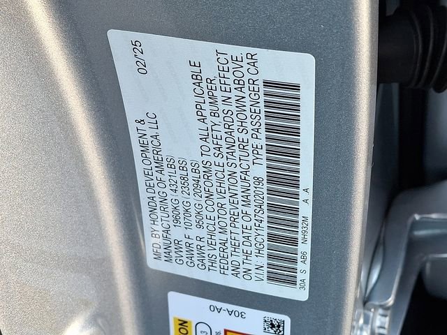 Used 2025 Honda Accord SE image 26