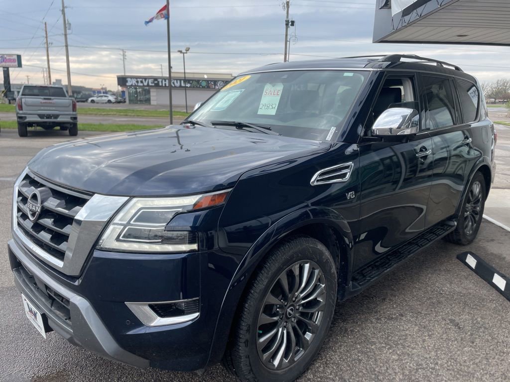 Used 2021 Nissan Armada Platinum w/ Captain's Chairs Package image 7