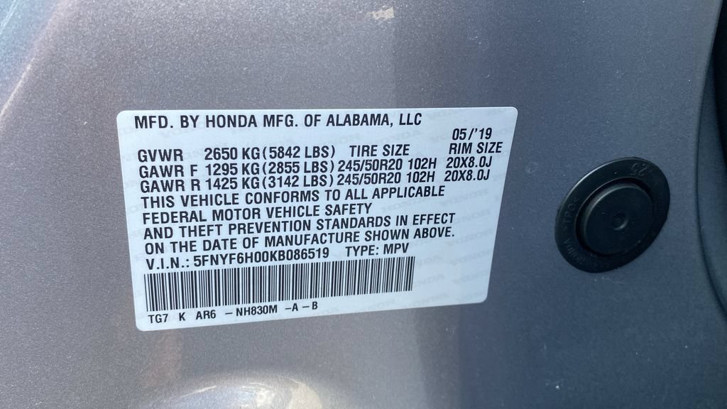 Used 2019 Honda Pilot Elite image 18