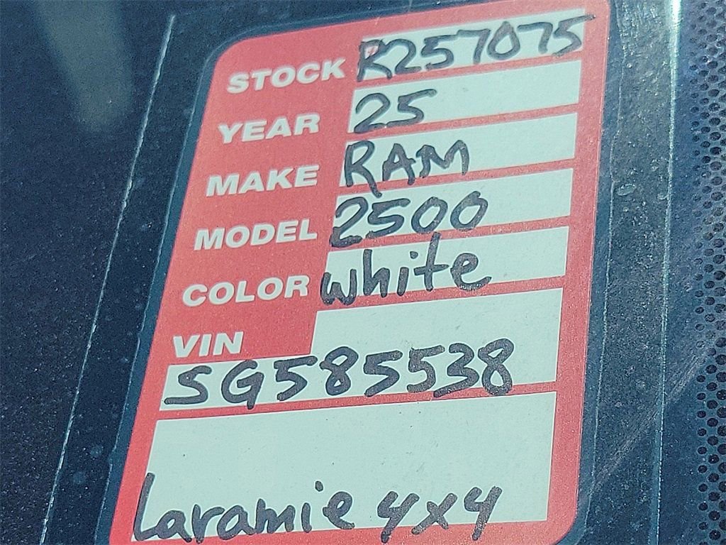 New 2025 RAM 2500 Laramie w/ Sport Appearance Package image 26