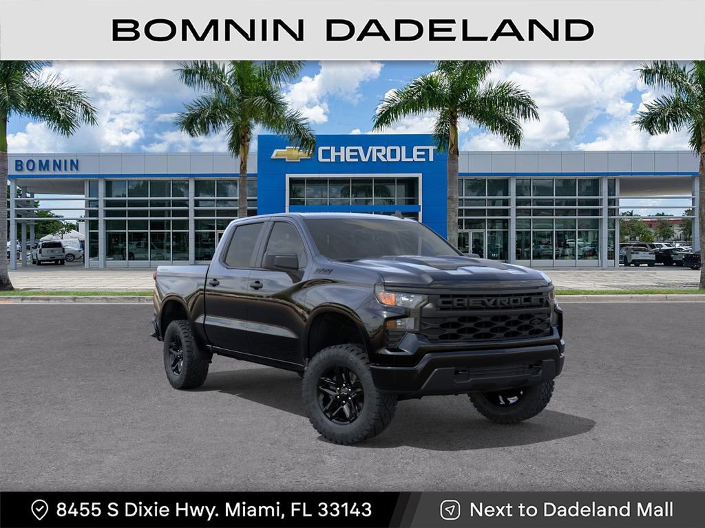 New 2026 Chevrolet Silverado 1500 Custom Trail Boss w/ Midnight Edition AWD/4WD image 2