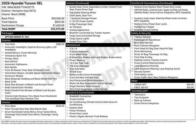 New 2026 Hyundai Tucson SEL FWD image 34