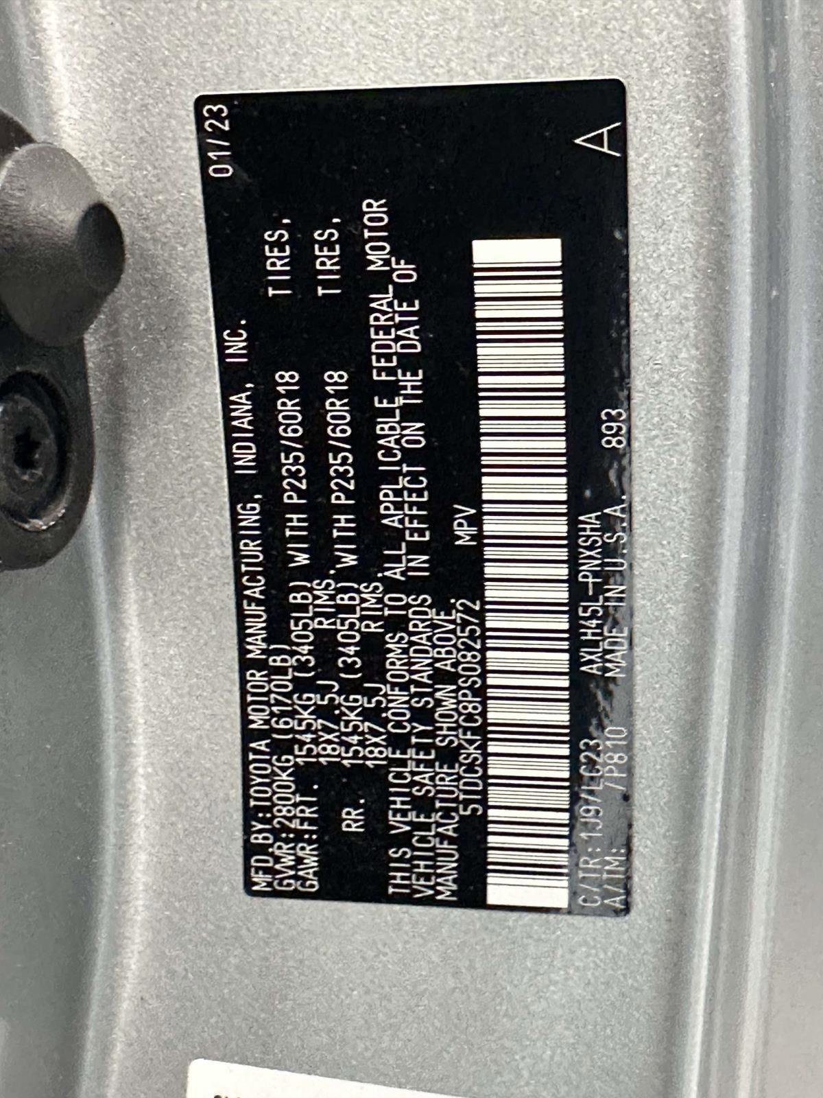Certified 2023 Toyota Sienna XSE AWD/4WD image 39