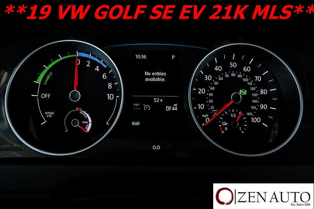 Used 2019 Volkswagen e-Golf SE w/ Driver Assistance Package image 16